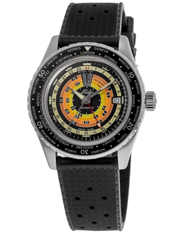 Men's Ocean Star Decompression Worldtimer Automatic Watch M026.829.17.051.00