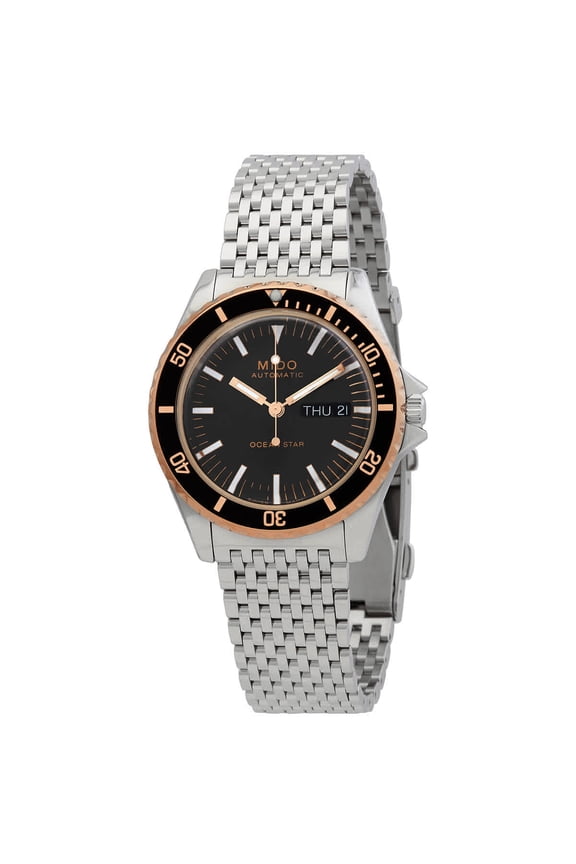 Ocean Star Tribute Black Dial Stainless Steel Men's Watch M026.830.21.051.00