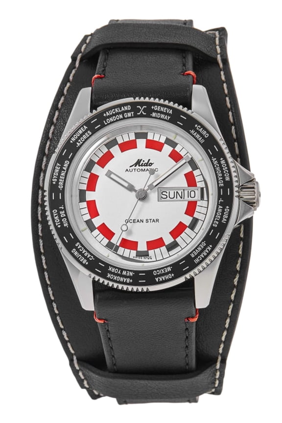 Ocean Star Worldtimer Automatic Silver Dial Men's Watch M026.830.16.030.00