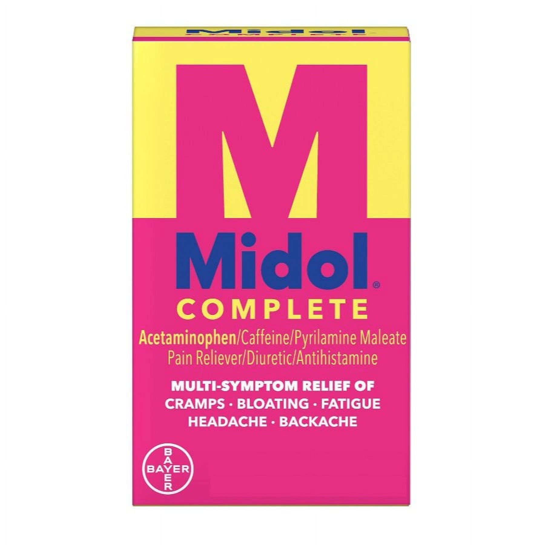 Midol Acetaminophen Menstrual Symptom Relief Tablets (100 Caplets