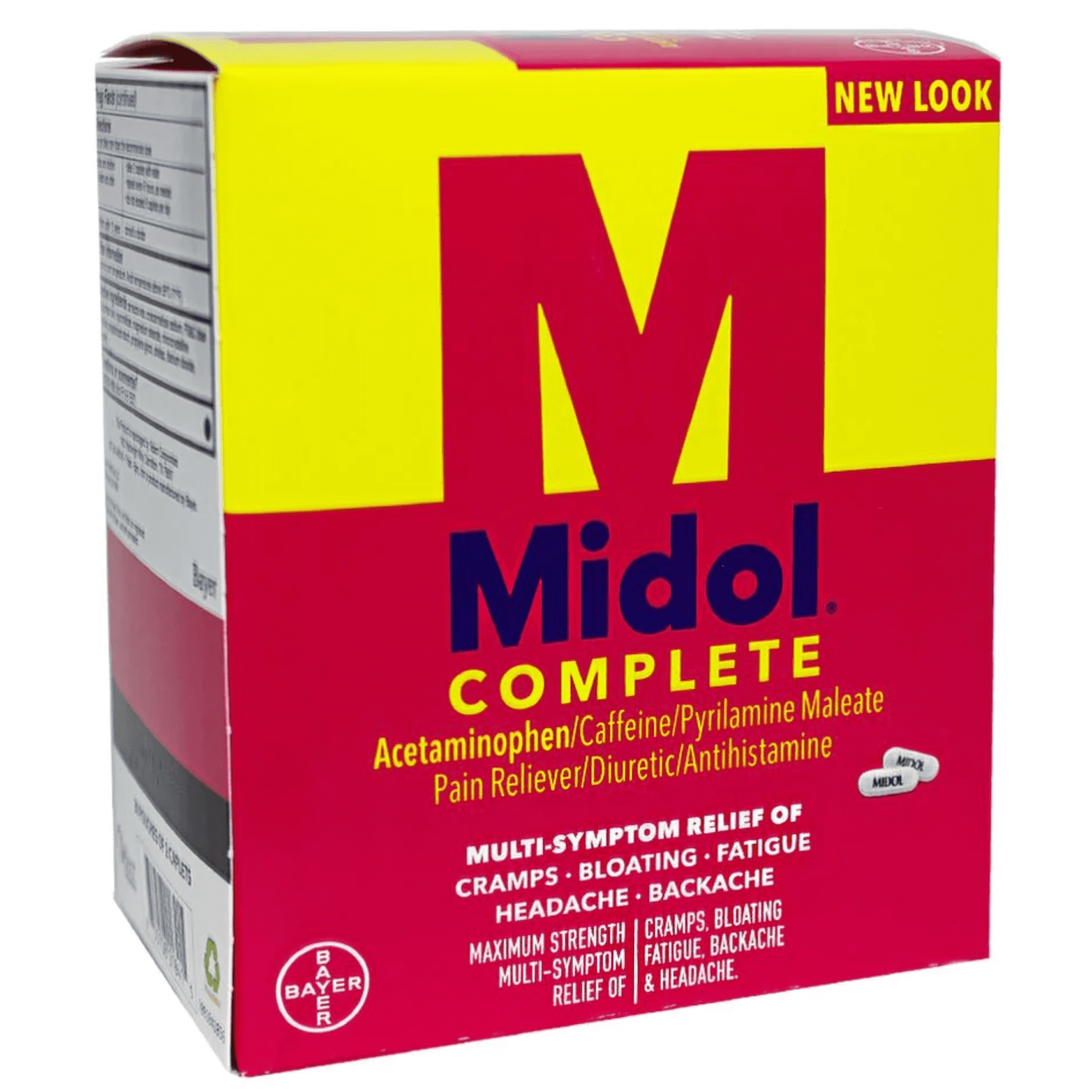 Midol Complete Menstrual Pain Relief Caplets with Acetaminophen for Menstrual Symptom On The Go Menstrual Pain Relief 20 Pouch Count (2 Caplets Per Pouch)