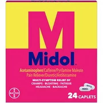 Midol Complete Pain Relieve Caplets (Pack of 2)