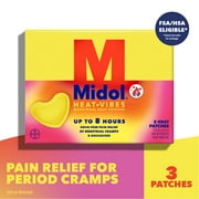 Midol Heat Vibes Menstrual Pain Relief Heat Patches - 3 Count