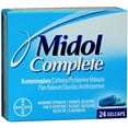 thumbnail image 1 of Midol Menstrual Complete Gelcaps 24 ea (Pack of 2), 1 of 2