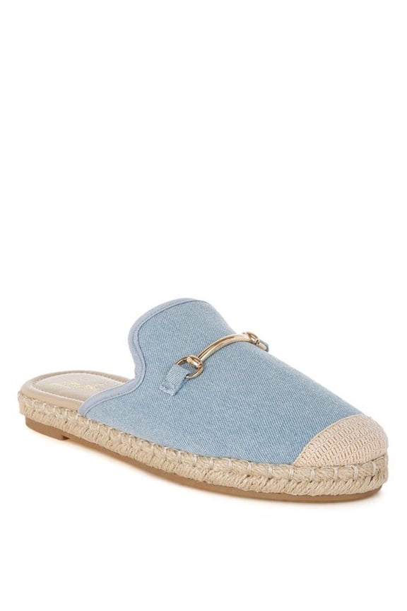 Rag Company Midori Denim Slip-On Mules - Casual Summer Style Footwear