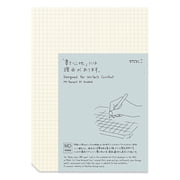 Midori MD Paper Pad - A5, Grid, White, 90 Sheets