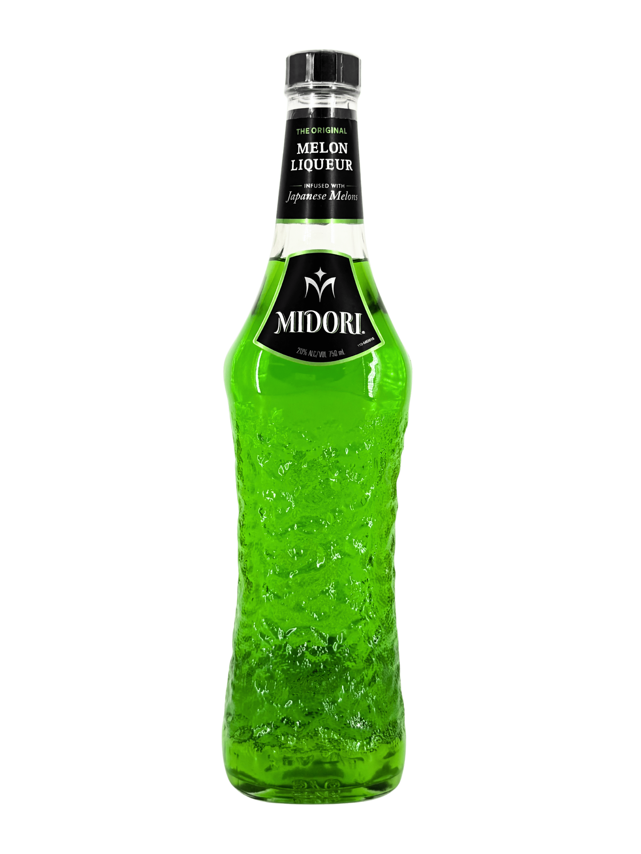 Midori Melon Fruit Liqueur, 750 ml, 1 Single Glass Bottle, 20.0% ABV, Melon Flavor Notes