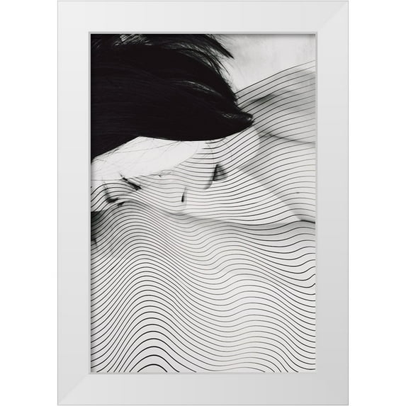 Midoriselfphoto 11x14 White Modern Wood Framed Museum Art Print Titled - Selfportrait