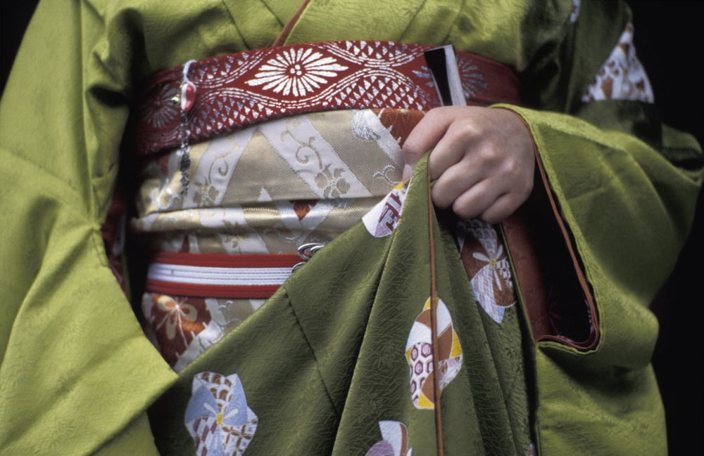 Midsection Of Apprentice Geisha - Maiko Canvas Art - Alex Lay Design Pics (38 x 24)