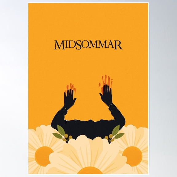 Midsommar Fan Art Poster Wall Art, Modern Wall Decor For Living Room Bedroom, 24x36 UNFRAMED