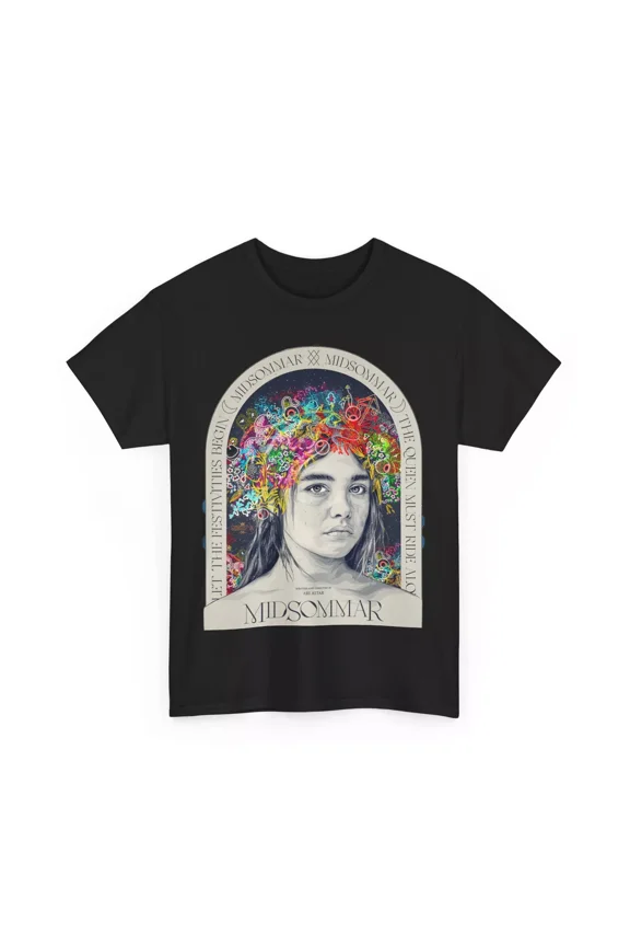 Midsommar Horror Movie Inspired Graphic Design T-Shirt