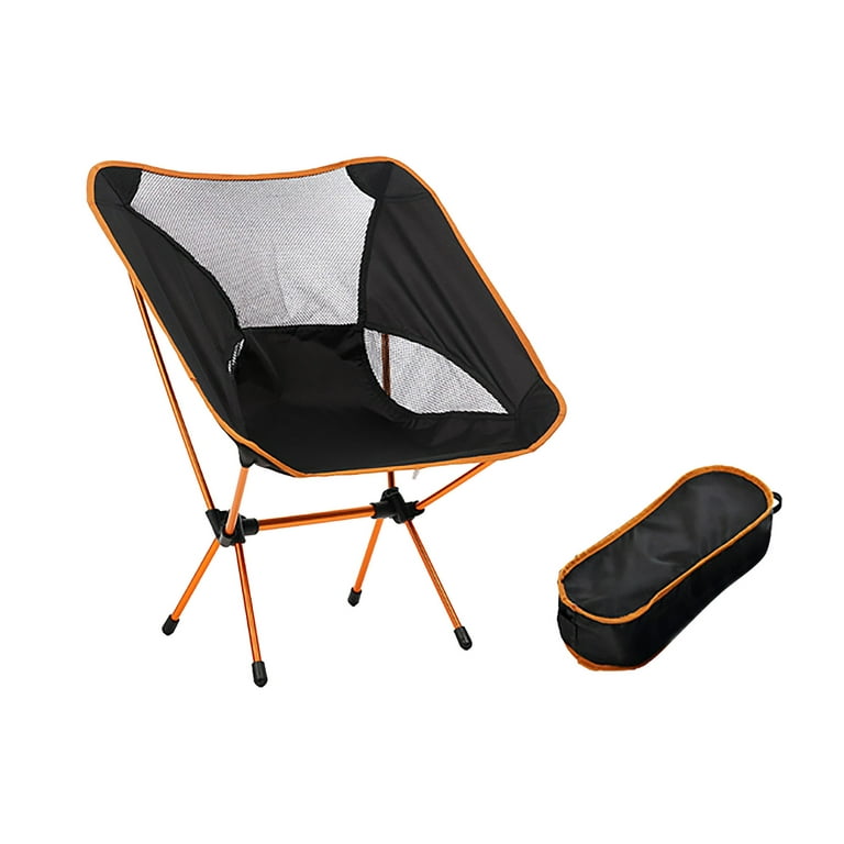 Midsumdr Camping Chairs, Compact Backpacking Chair Small Folding Chair Lawn Chair  Portable Lightweight for Hiking & Beach & Fishing Outdoor Chairs Camping  Gear 