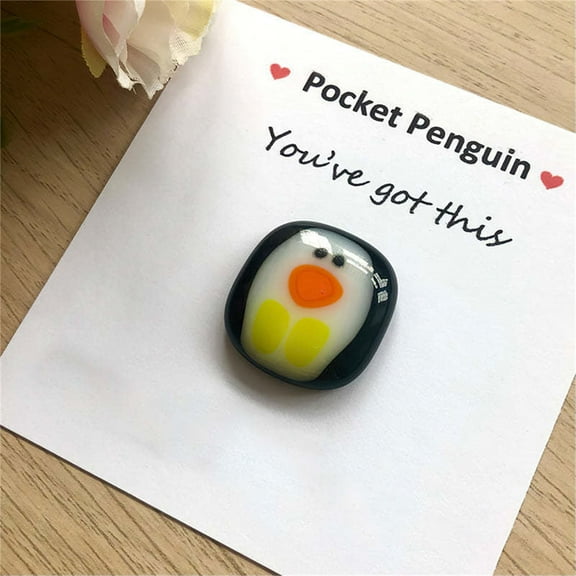 Midsumdr Card Stock Invitations Little Penguin Pocket Mini Cute Pocket Penguin Animal Toy, Special Birthday Wedding Party Valentine's Day Penguin Gift Graduation Birthday Invitations for Boys/Girl