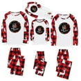 thumbnail image 1 of Midsumdr Christmas Pajamas for Family Christmas Tree,Elk Printed Long Sleeve Round Neck Blouse Tops and Loose Plaid Pants Two Piece Set Family Christmas Pjs Matching Sets(Kids), 1 of 3