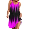 thumbnail image 1 of Midsumdr Dresses for Women 2025 Fashionable Sleeveless Round Neck Tid-dye Summer Sundresses Loose Plus Size Flowy Mini Dress, 1 of 6