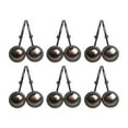 thumbnail image 1 of Midsumdr Organization And Storage Shower Curtain Hooks Rings, Rustproof Metal Shower Curtain Rings For Bathroom Shower Rods Curtains, 12pcs Storage Bins Storage Cabinet, 1 of 6