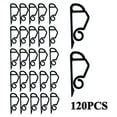 thumbnail image 1 of Midsumdr Shower Door Hooks 120 Pcs Christmas Light Clips Holiday Light Clips Outdoor String Light Gutter Hooks Plastic Clip For Hanging Outdoor Lights Christmas Tree Shower Hooks For Towels, 1 of 1
