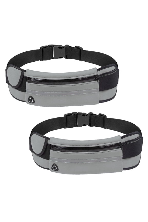 Slim Running Belt Bag Fanny Pack,Waist Pack Bag for Hiking Cycling Workout,Reflective Runners Belt Jogging Pocket Belt,Travelling Money Phone Holder for Running Gym Bag