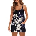 thumbnail image 1 of Midsumdr Summer Dresses for Women 2025 Casual Round Neck Sleeveless Suspender Pullover Dress Floral Printed A-Line Beach Mini Dress with Pockets, 1 of 5
