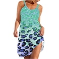 thumbnail image 1 of Midsumdr Summer Dresses for Women 2025 Fashionable Sleeveless Round Neck Boho Beach Sundresses Loose Plus Size Flowy Mini Dress, 1 of 6