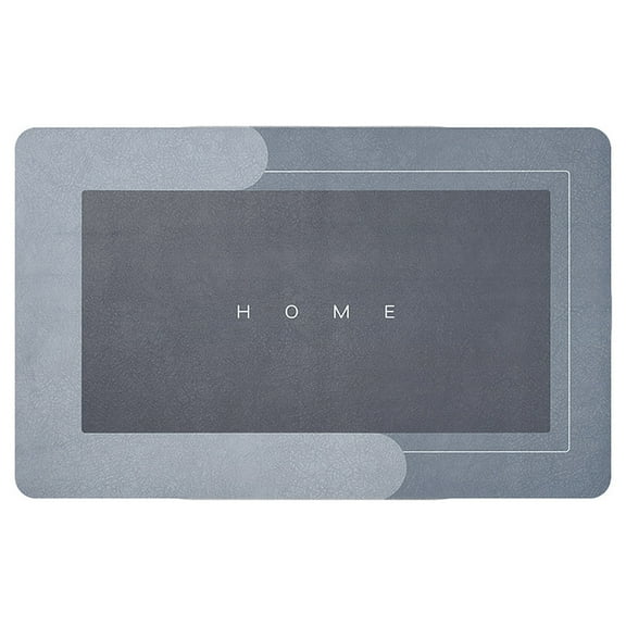 Midsumdr Super Absorbent Bath Mat, Quick-drying Bathroom Rugs, Super Absorbent Living Room Floor Mats, Non-slip Bottom, Easy to Clean Bathroom Rugs, Simple Kitchen Area Rug