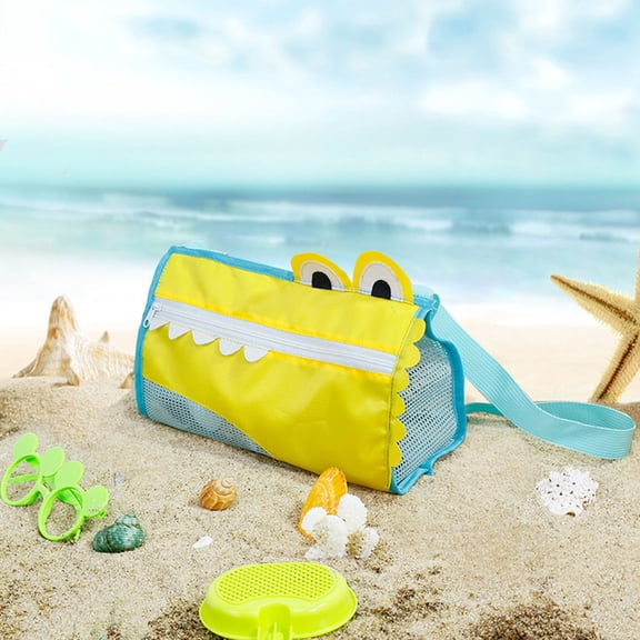 Midsumdr Swimming Pool Tools Color Children's Beach Bag Toy Storage Mesh Bag Small Messenger Bag Pool Accessories on Clearance