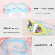 Midsumdr Swimming Pool Tools Kids Swim Goggles For Age 3-15, 1 Pack Kids Goggles For Swimming With Nose Cover, No Leaking, Anti-Fog, Waterproof Pool Accessories on Clearance