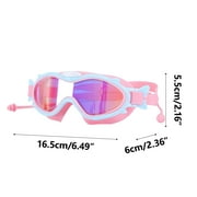 Midsumdr Swimming Pool Tools Kids Swim Goggles For Age 3-15, 1 Pack Kids Goggles For Swimming With Nose Cover, No Leaking, Anti-Fog, Waterproof Pool Accessories on Clearance