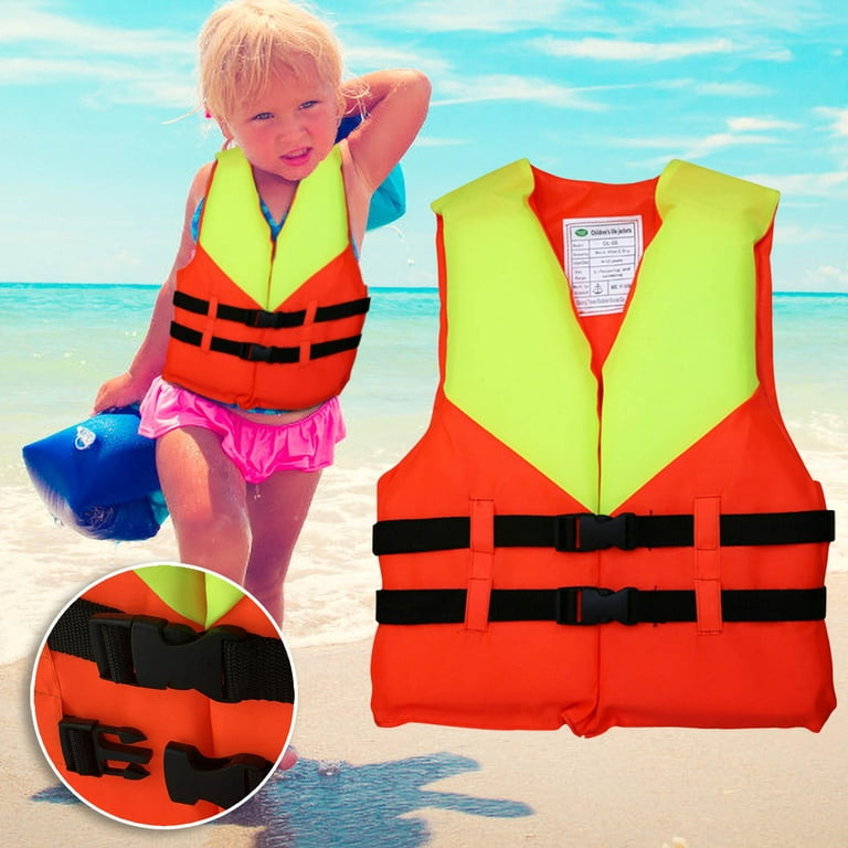 Kids Swim Vest Life Jacket, Boys Girls Float Buoyancy Swimsuit With Duel  Adjustable Safety Strap, Toddler Flotation Swimming Aid, Toddler Life  Jackets
