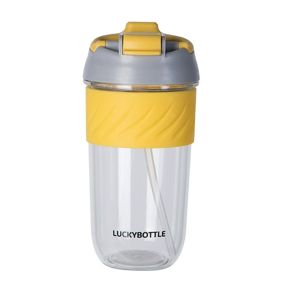 Midsumdr Travel Must Haves Drink Cup Large Capacity Straw Cup Cute Student Portable Handy Cup Plastic Cup on Clearance