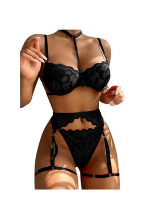 Lingerie for Women Strap Underwear Extremely Seductive Bra Set Without  Steel Ring 
