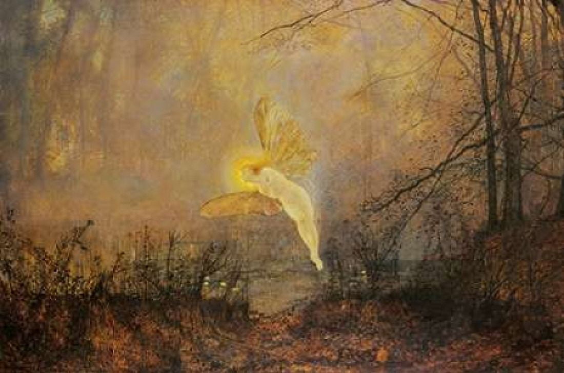 Midsummer Night Canvas Art - John Atkinson Grimshaw (12 x 18)