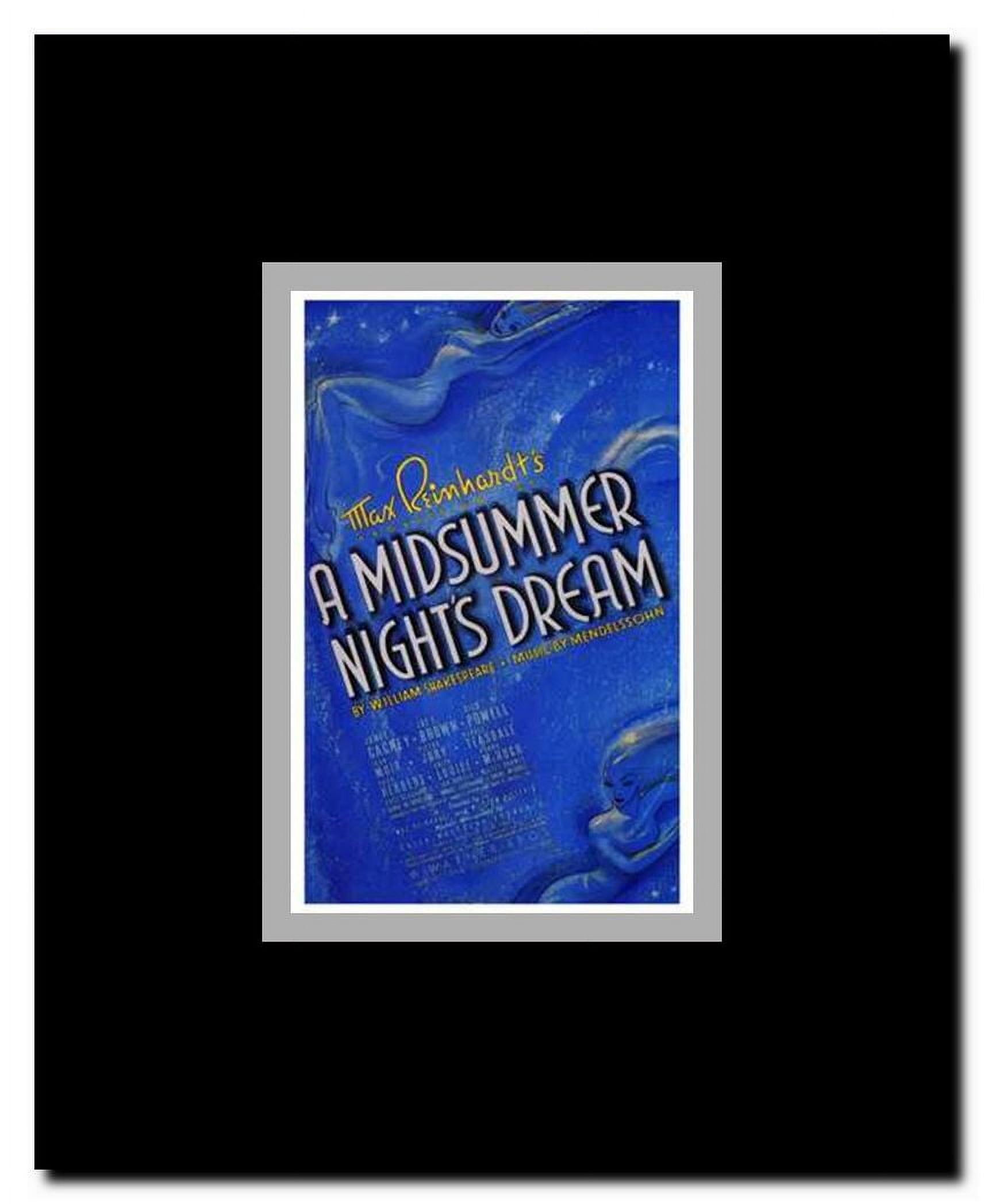 Midsummer Night's Dream a Framed Movie Poster