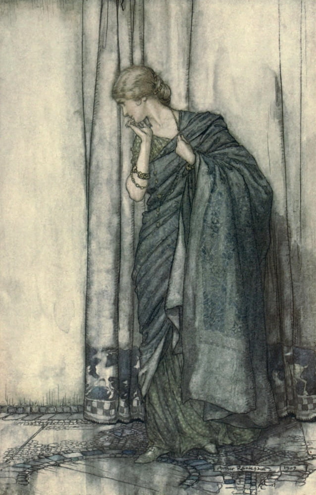 Midsummer Nights Dream 1908 Helena Canvas Art - A Rackham (18 x 24)