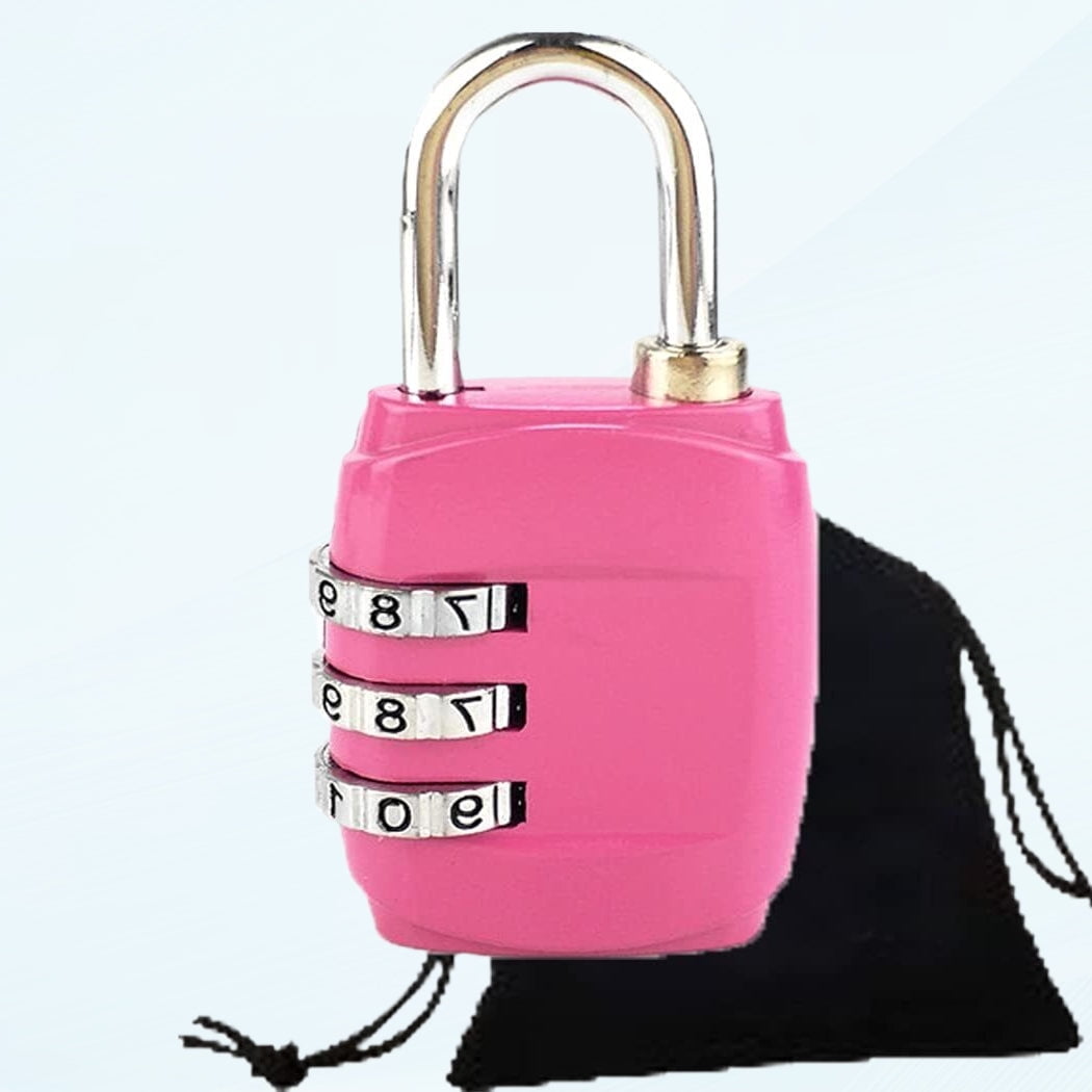 Midsummer pink combination locker lock/suitcase travel lock/3digit