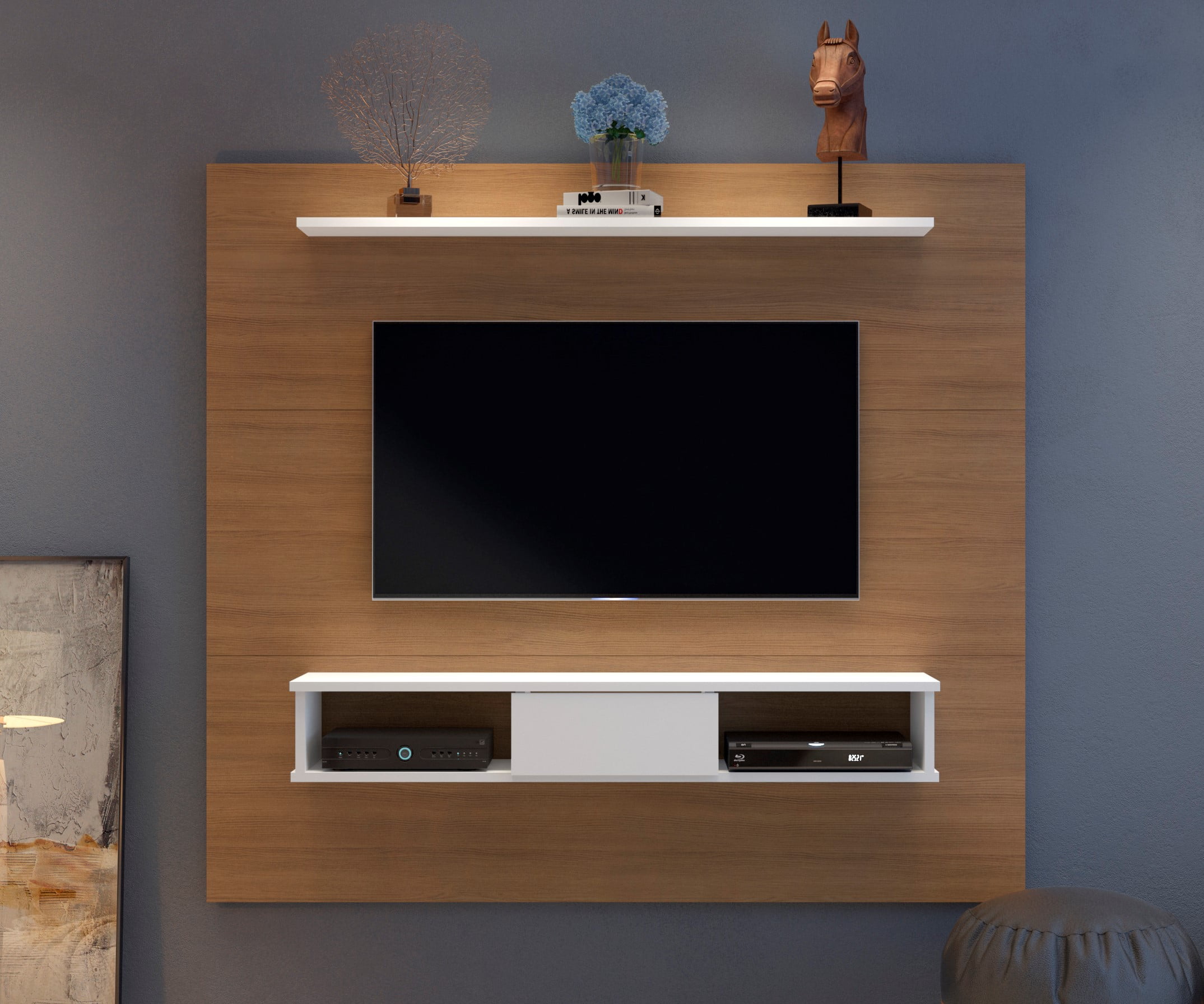 Midtown Concept Omaha 2-Shelf TV-Board Television Stand (up to 70
