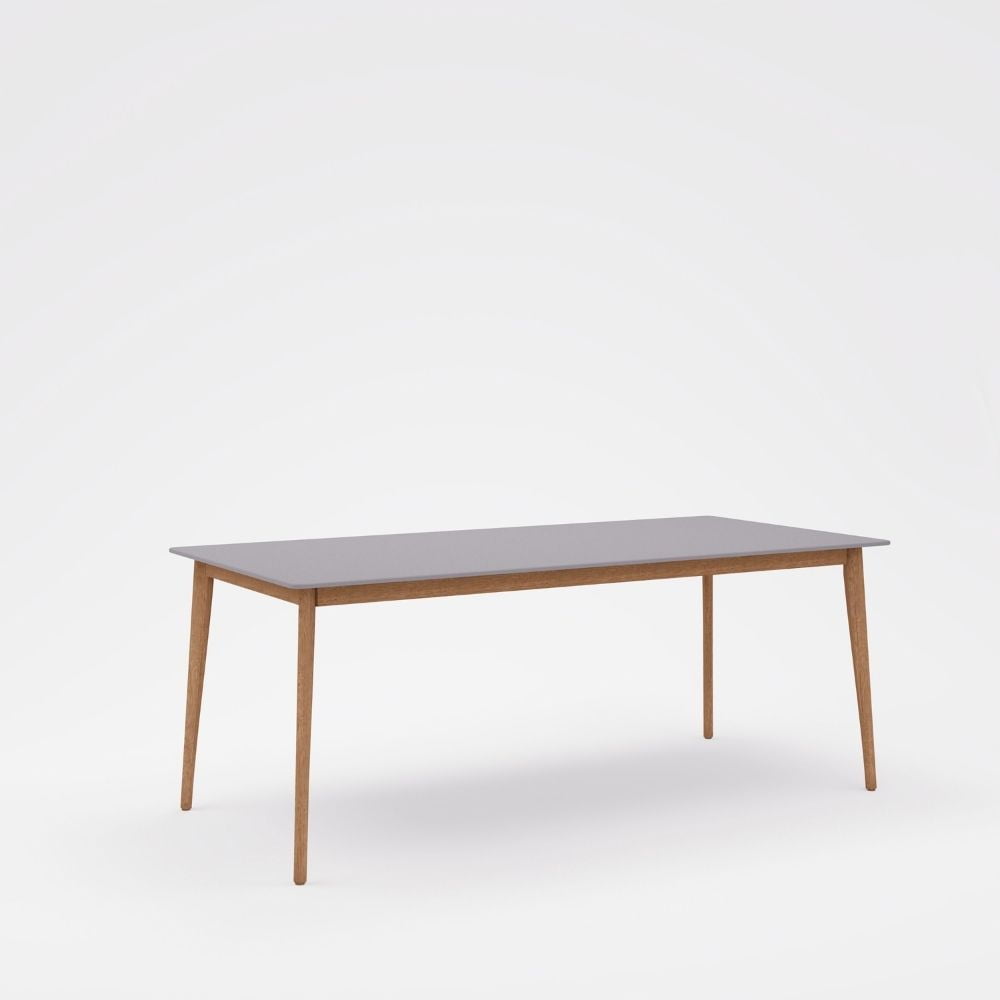 Midtown Concept Valdez 1-Piece Indoor Rectangular Dining Table | Eucalyptus wood | Ideal for Indoors