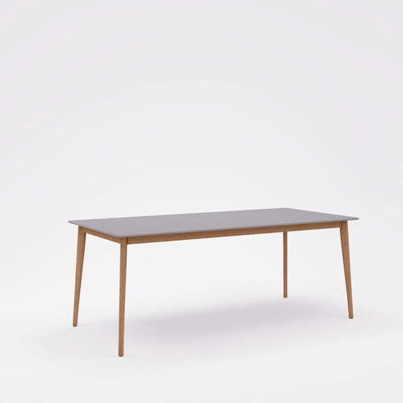Midtown Concept Valdez 1-Piece Indoor Rectangular Dining Table | Eucalyptus wood | Ideal for Indoors