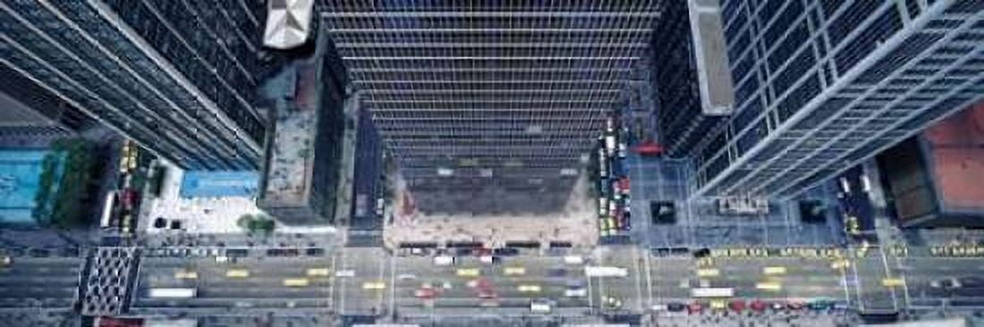 Midtown Manhattan Canvas Art - Richard Berenholtz (8 x 24)