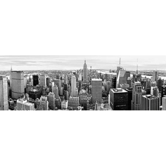 Midtown Manhattan, NYC Poster Print by Vadim Ratsenskiy (8 x 22)