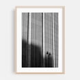 thumbnail image 1 of Midtown Textures 02 - Manhattan New York Photography Black and White Architecture Geometric City Minimalist Industrial Oak Framed Wall Art Print 24 x 36 inches, 1 of 59