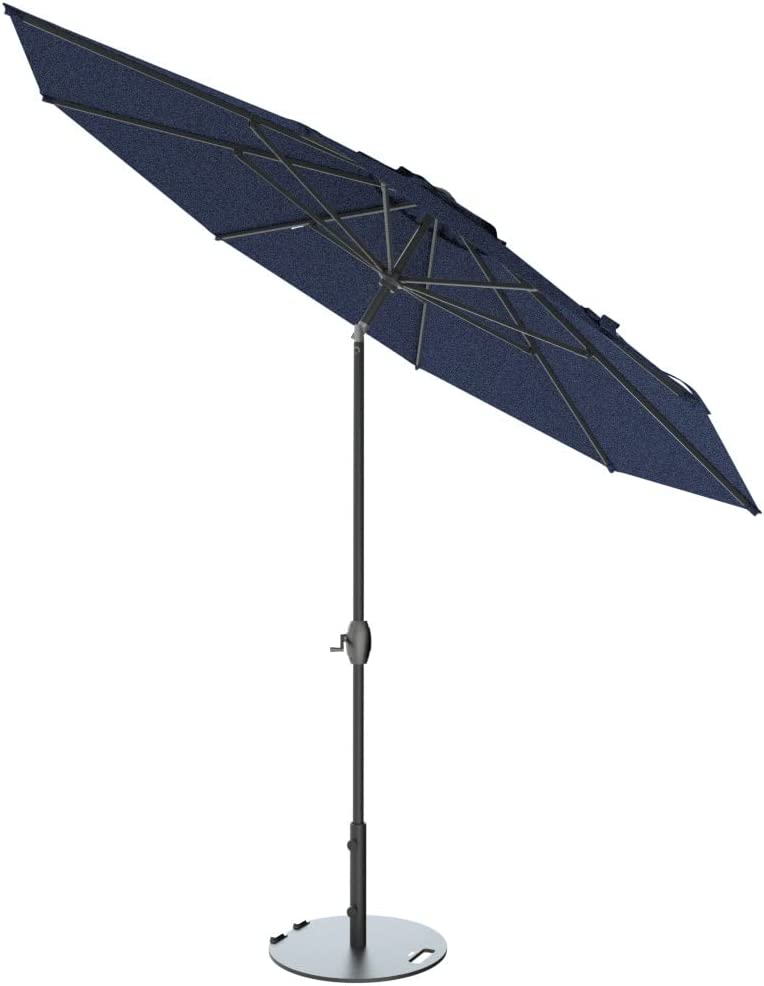 Midtown Umbrellas The Lean 8 Feet Outdoor Umbrella With Sunbrella