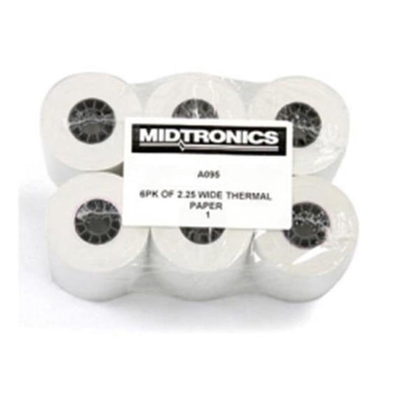Midtronics A095 Roll Paper - Pack of 6