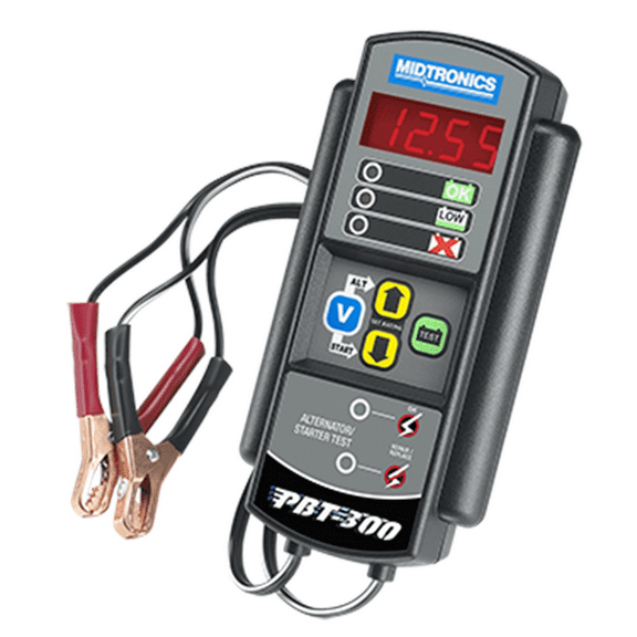 Midtronics PBT300 12V Alternator & Battery Tester with accurate battery test decision in seconds