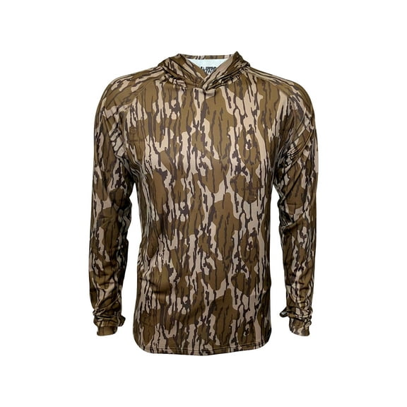 MidwayUSA Men's Ambush Hoodie Mossy Oak Original Bottomland Medium