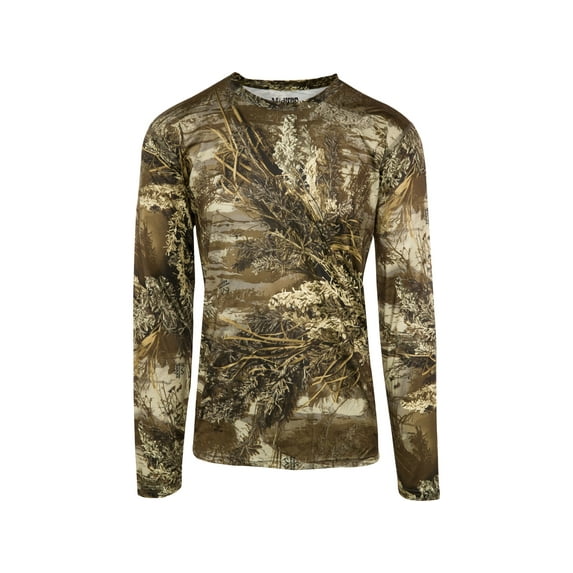 MidwayUSA Men's Ambush Long Sleeve Crew Neck T Shirt Realtree Max-1 XT Large