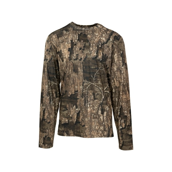 MidwayUSA Men's Ambush Long Sleeve Crew Neck T Shirt Realtree Timber 2XL Tall