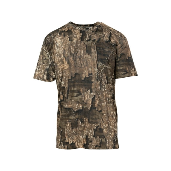 MidwayUSA Men's Ambush Short Sleeve Crew Neck T Shirt Realtree Timber Large