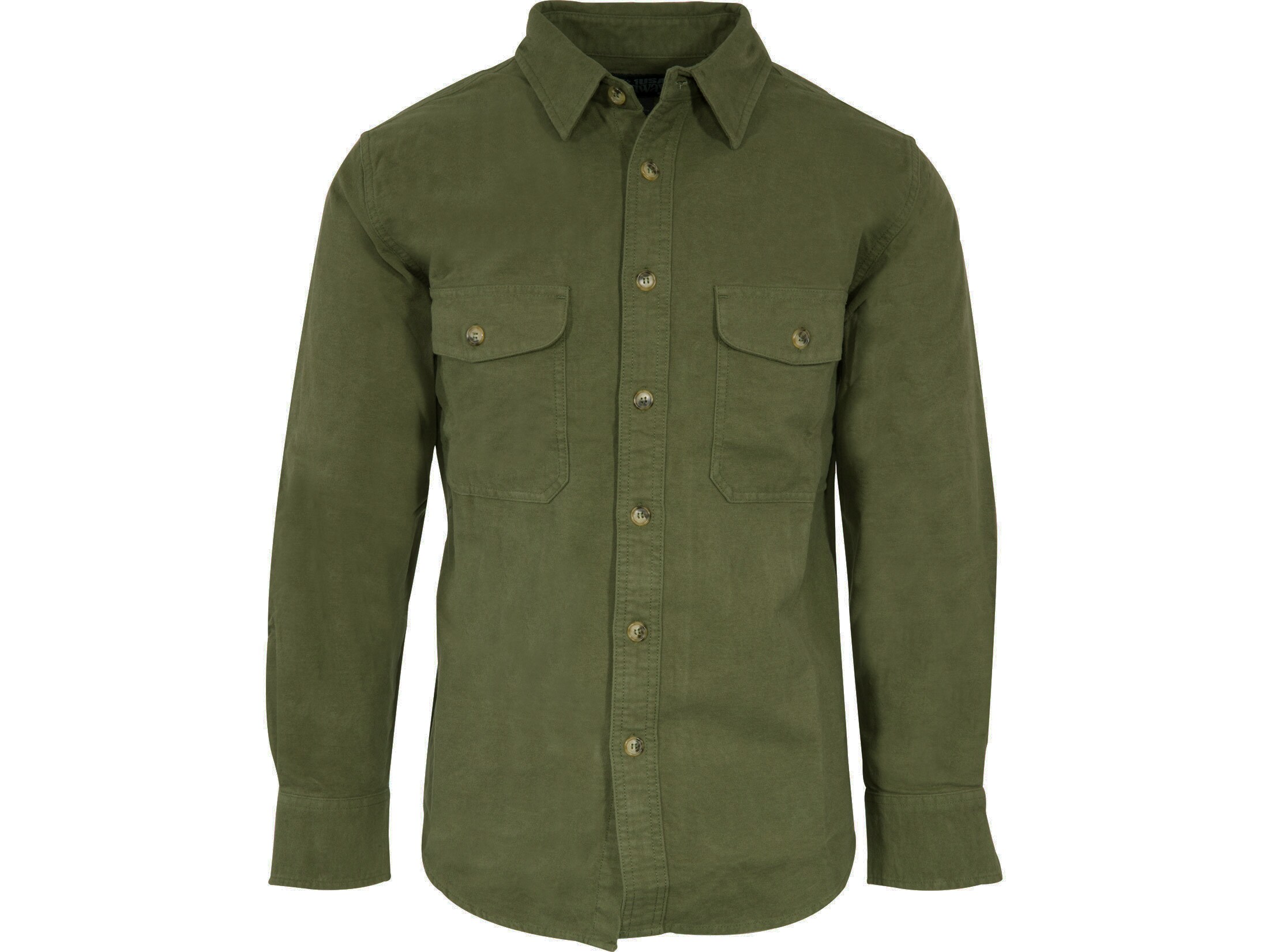 MidwayUSA Men's Chamois Long Sleeve Shirt Loden Large - Walmart.com