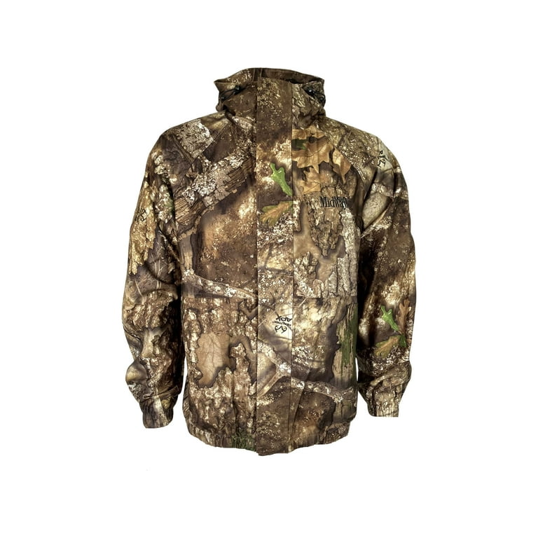MidwayUSA Men's Cold Bay Waterproof Rain Jacket Realtree APX 2XL